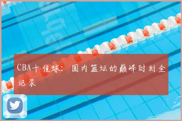 CBA十佳球：国内篮坛的巅峰时刻全记录