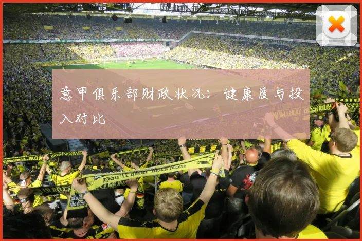 意甲俱乐部财政状况：健康度与投入对比